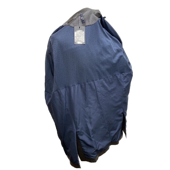 100% Authentic Ermenegildo Zegna 3/4 Leather Men's Jacket Size Large - Picture 11 of 13